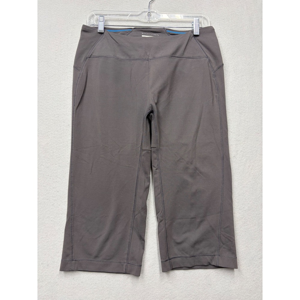 Columbia Pants Women S Gray Omni-Wick Cropped Activewear Hiking Capri 111AL8614